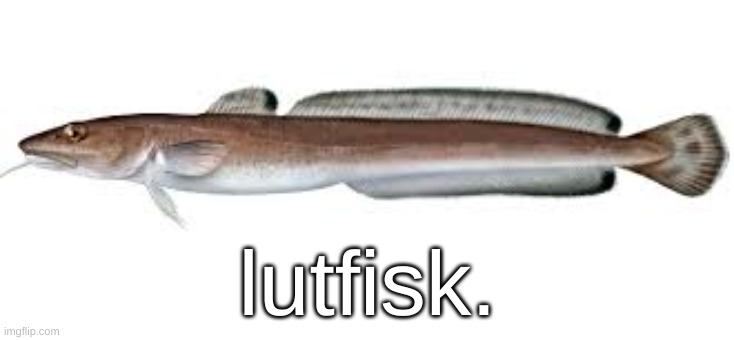 lutfisk. | made w/ Imgflip meme maker