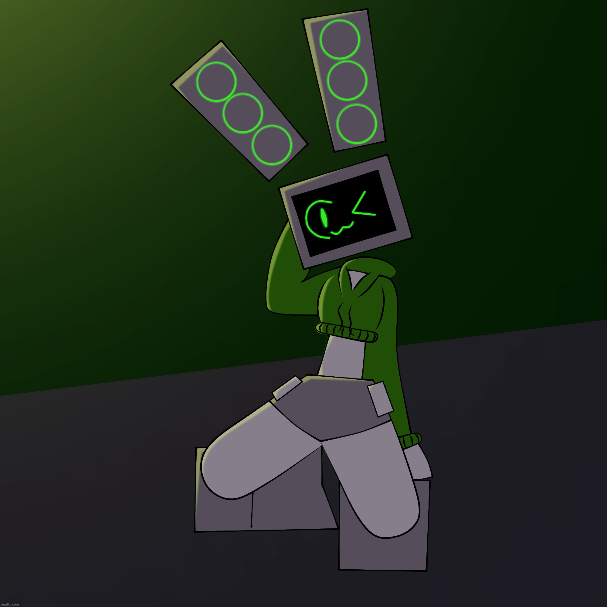 Did lighting practice with a pose idea that crawled up from the depths of the pit in which my singular brain cell resides at 4am | made w/ Imgflip meme maker