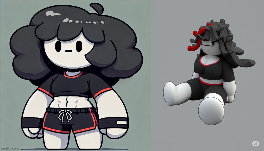 Ai has gotten too good at generating claires and we need to stop it from developing further (both are ai) | made w/ Imgflip meme maker