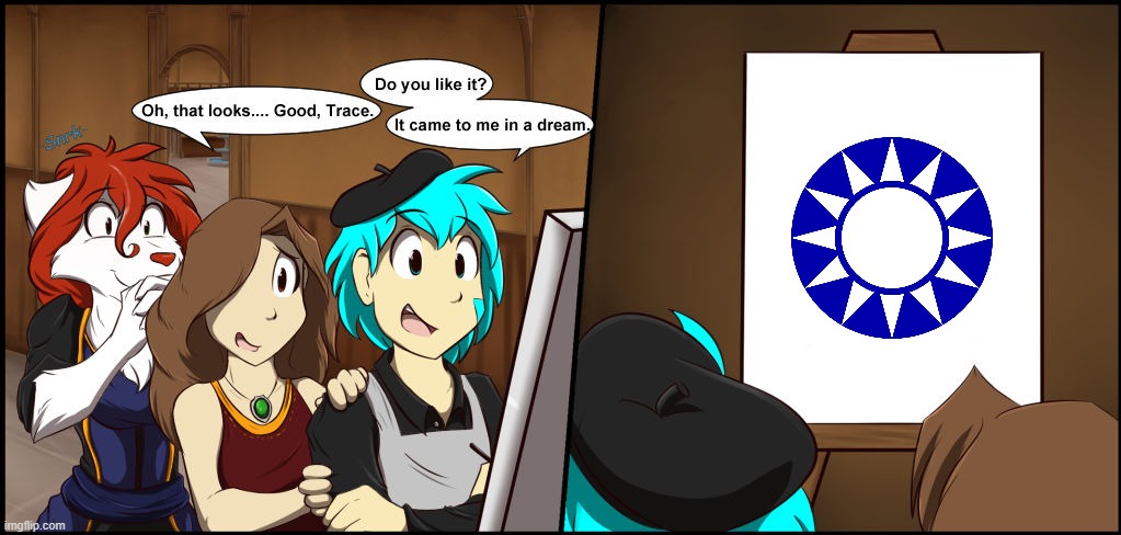Kuomintang, by Trace. (Art: infinitedge2u/TwoKinds) | image tagged in twokinds,trace,kmt,art,cartoon,shitpost | made w/ Imgflip meme maker