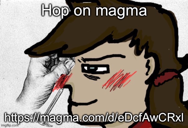 Lobotomy Dea version | Hop on magma; https://magma.com/d/eDcfAwCRxl | image tagged in lobotomy dea version | made w/ Imgflip meme maker