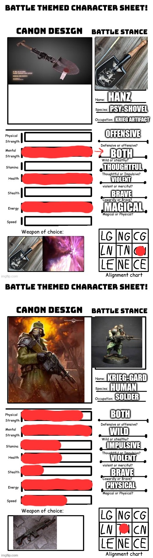 krieg-guard and Hanz | made w/ Imgflip meme maker