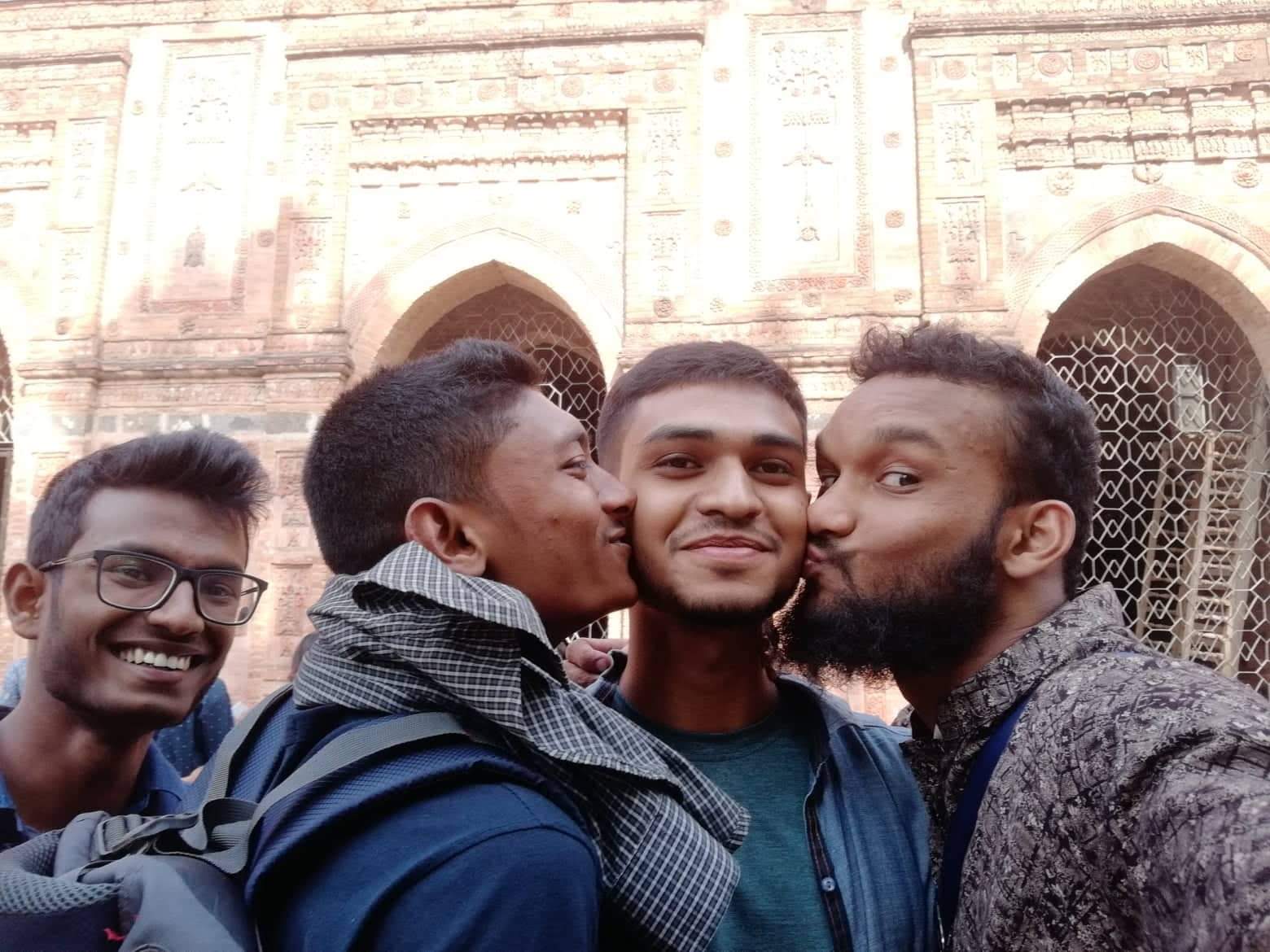3 men Blank Meme Template
