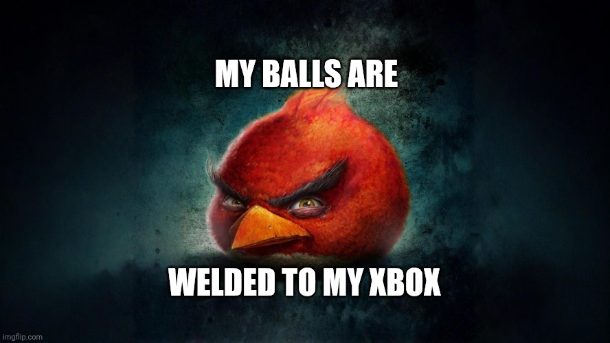 MY BALLS ARE; WELDED TO MY XBOX | made w/ Imgflip meme maker