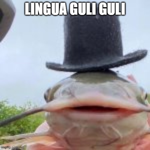 fish :P | LINGUA GULI GULI | made w/ Imgflip meme maker
