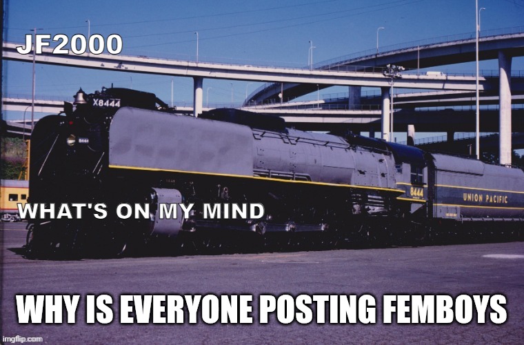 Imagine liking femboys. This post was made by Tomboy liking gang | WHY IS EVERYONE POSTING FEMBOYS | image tagged in jf2000 improved announcement | made w/ Imgflip meme maker