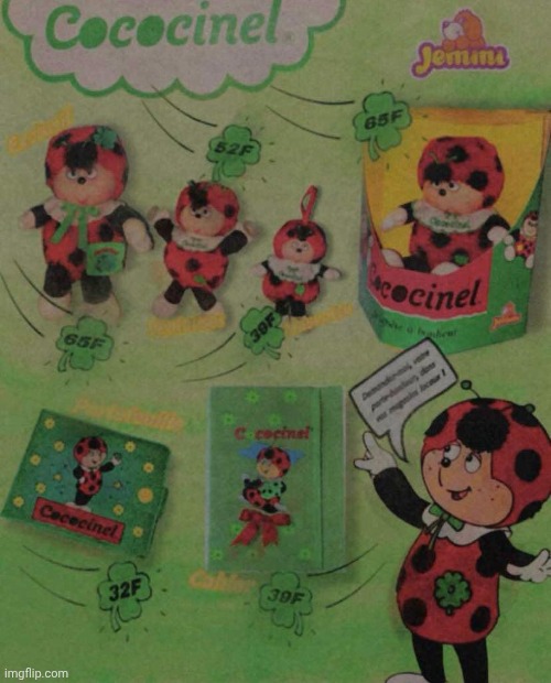 Cococinel 1992 (Cocomiel) toy catalog | image tagged in cococinel | made w/ Imgflip meme maker