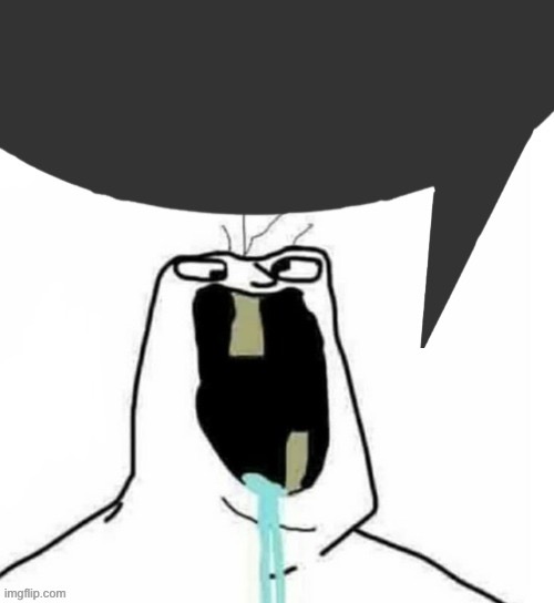 Big Mouth Wojak with ImgFlip Speech bubble | image tagged in big mouth wojak with imgflip speech bubble | made w/ Imgflip meme maker