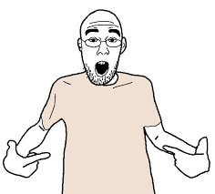 I LOVE (blank) soyjak Blank Meme Template
