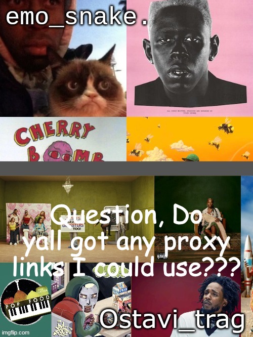 ES/OT ANNOUNCEMENT TEMPLATE | Question, Do yall got any proxy links I could use??? | image tagged in es/ot announcement template | made w/ Imgflip meme maker