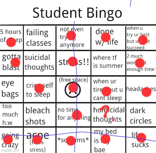 Lol | image tagged in student bingo | made w/ Imgflip meme maker
