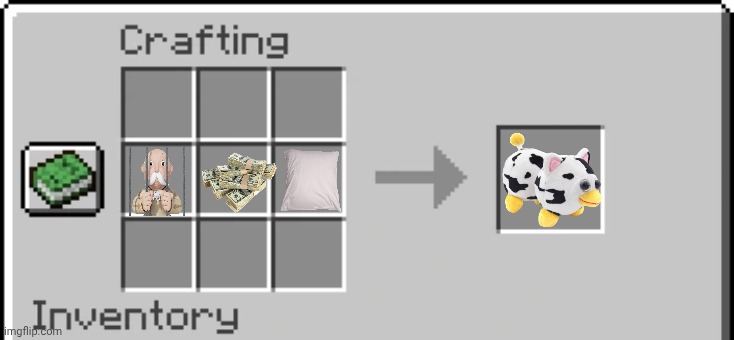 Crafting table recipe | image tagged in crafting table recipe | made w/ Imgflip meme maker
