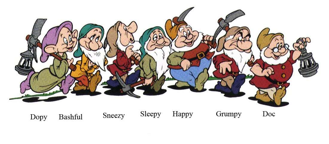 Seven Dwarves Blank Meme Template