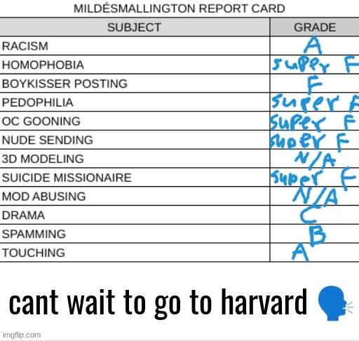 REPORT CARD blank | image tagged in report card blank | made w/ Imgflip meme maker