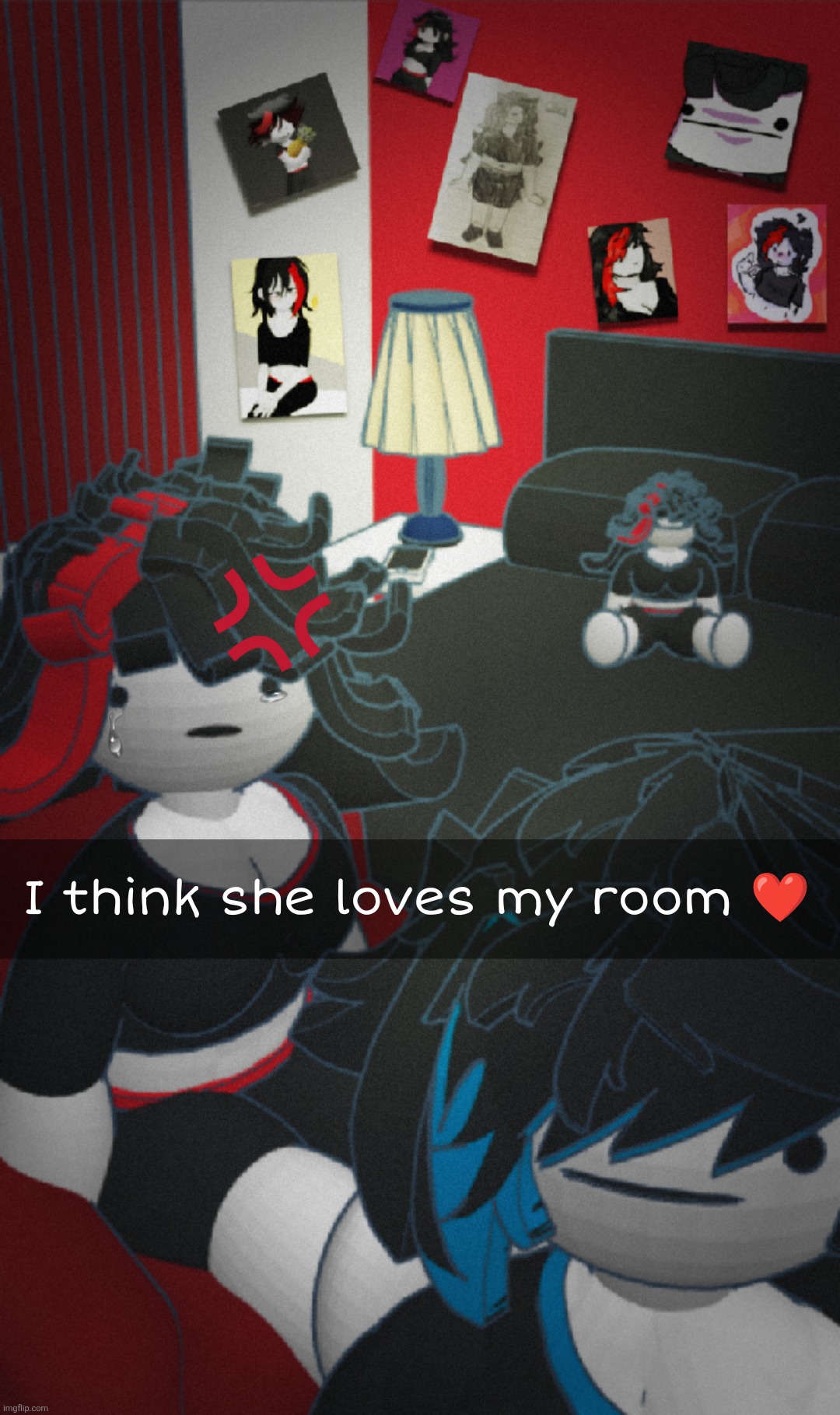 I think she loves my room | image tagged in i think she loves my room | made w/ Imgflip meme maker