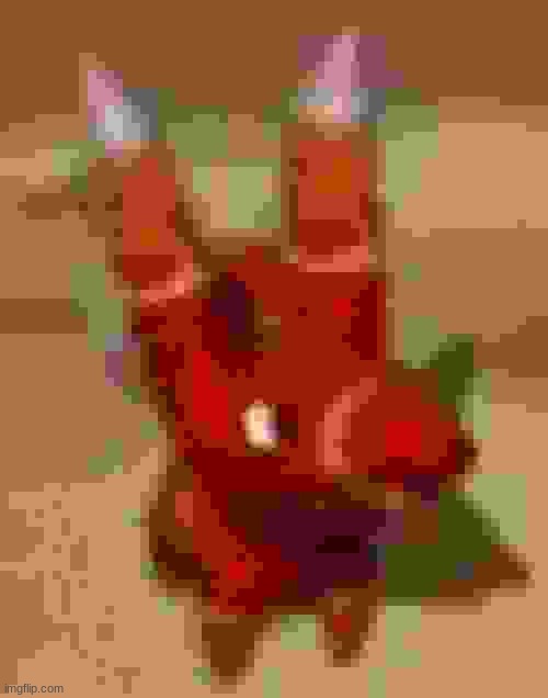 low resolution Paulie Pretztail | image tagged in low resolution paulie pretztail | made w/ Imgflip meme maker