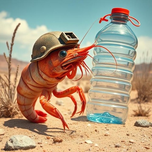 army shrimp | made w/ Imgflip meme maker