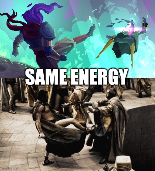 SAME ENERGY | image tagged in sparta kick | made w/ Imgflip meme maker