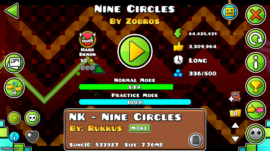 i should just quit gd atp (literally first jump of the last cube i got nervous and jumped too early) | made w/ Imgflip meme maker