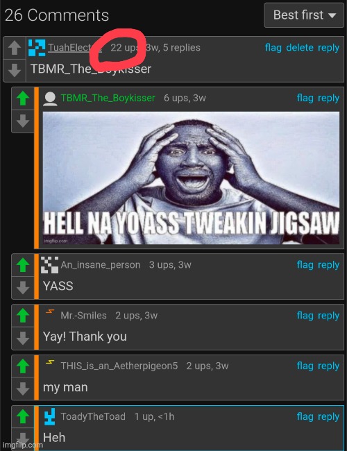 i know it's been a long-ass time, but holy shit, this was my most upvoted comment ever. I've never been able to imagine that | made w/ Imgflip meme maker