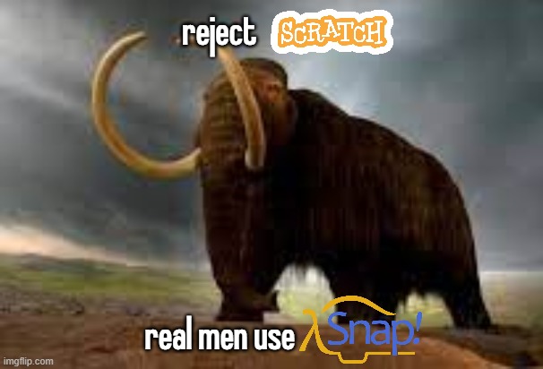 WiseMysticalMammoth 2: Electric Boogaloo | reject; real men use | image tagged in wisemysticalmammoth 2 electric boogaloo | made w/ Imgflip meme maker