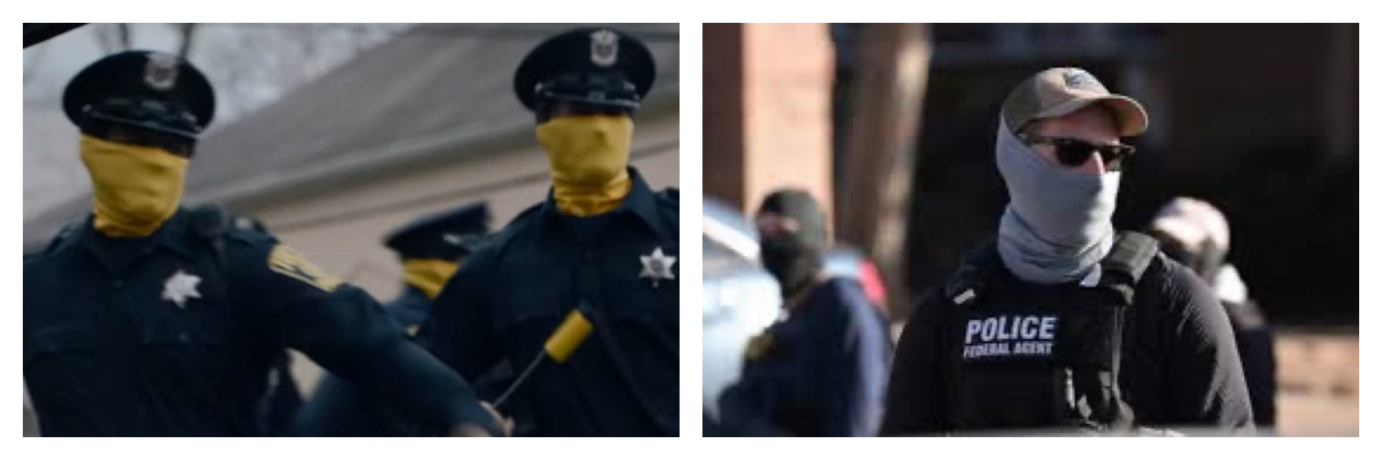 Masked police Blank Meme Template