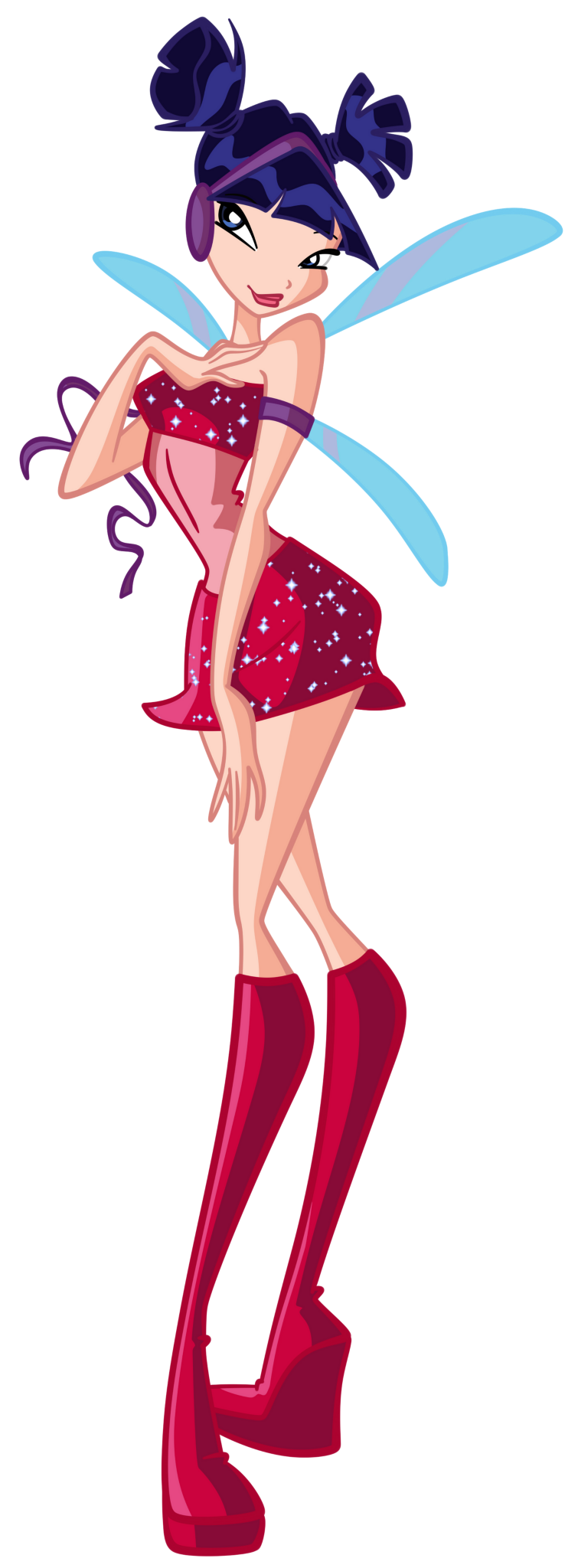 Winx club Musa 1 season charmix base HD Blank Meme Template