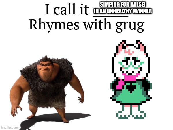 I call it _____ | SIMPING FOR RALSEI IN AN UNHEALTHY MANNER | image tagged in i call it _____ | made w/ Imgflip meme maker