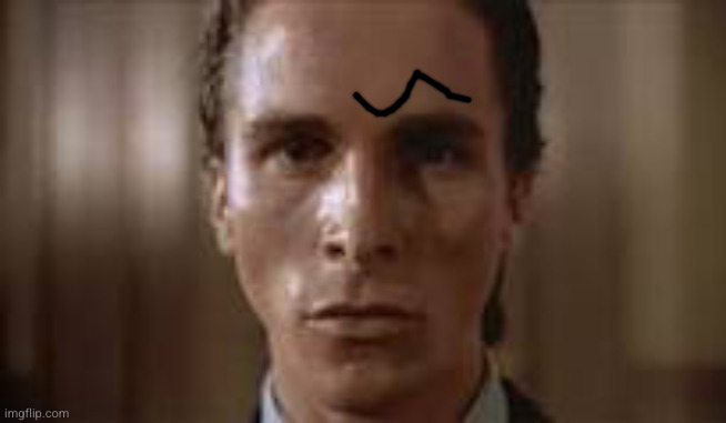 Patrick Bateman staring | image tagged in patrick bateman staring | made w/ Imgflip meme maker