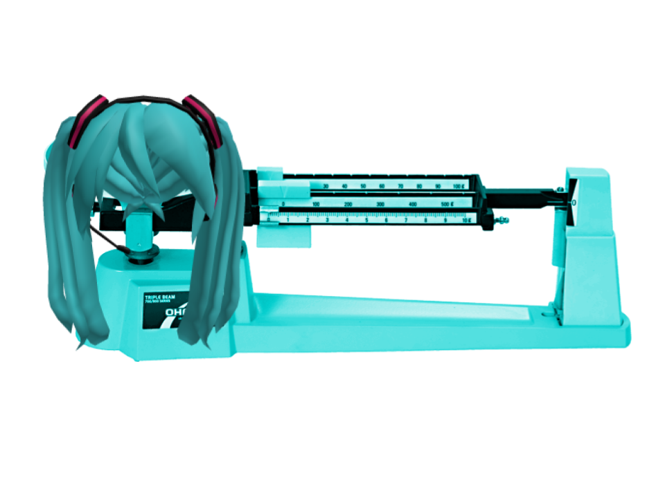 Miku Miku Miku Beam Balance Blank Meme Template
