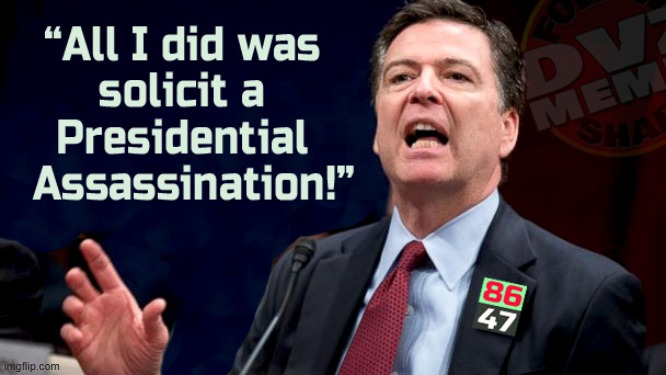 Exactly and this behavior cannot go unpunished! | image tagged in consequences,unconscionable,behavior,james comey,donald trump,assassination | made w/ Imgflip meme maker