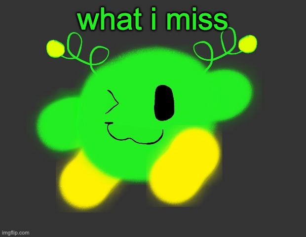 vroby green dmb | what i miss | image tagged in vroby green dmb | made w/ Imgflip meme maker