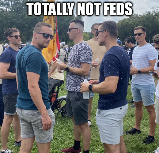 Totally Not Feds | TOTALLY NOT FEDS | image tagged in totally not feds | made w/ Imgflip meme maker