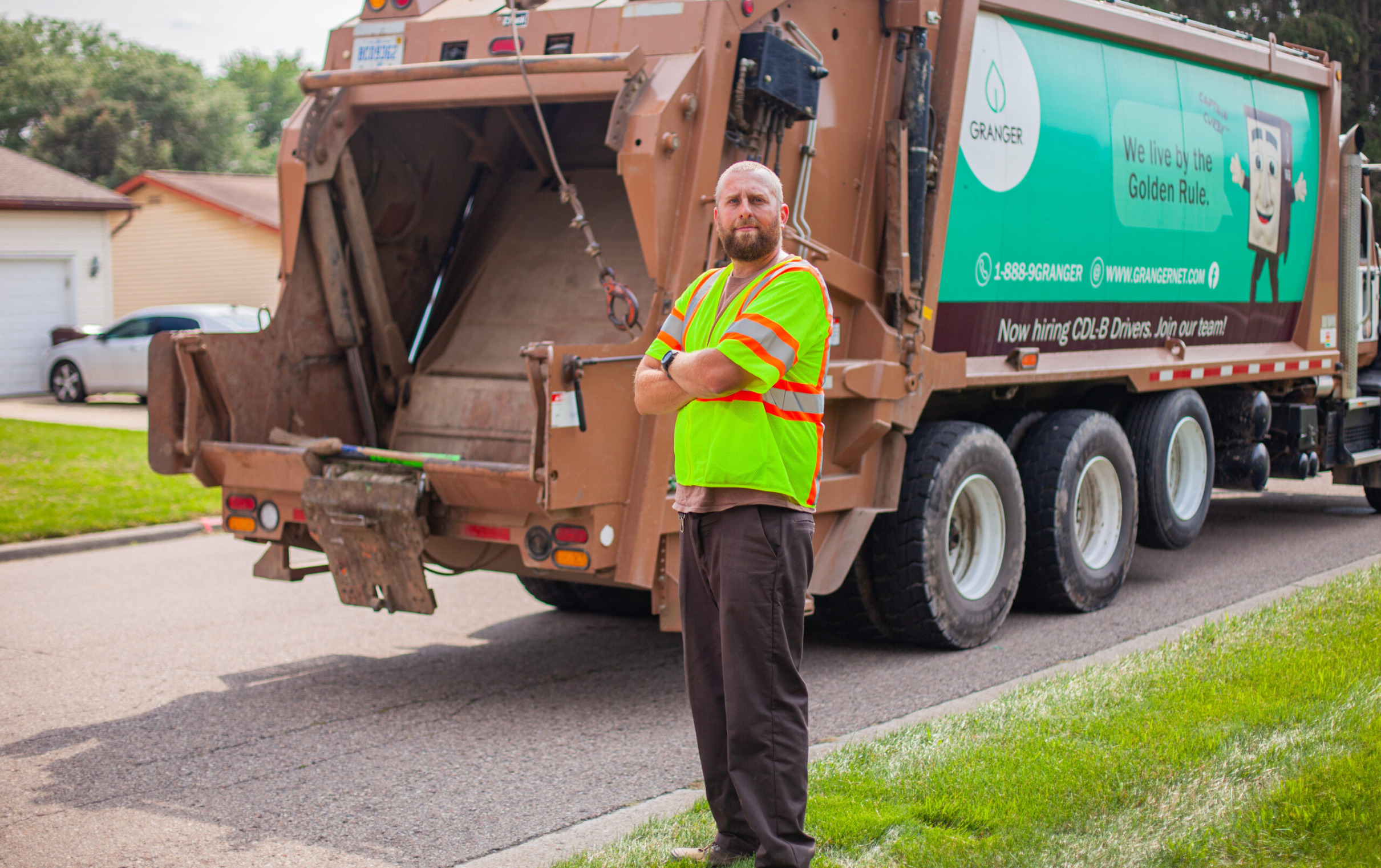garbage man Blank Meme Template