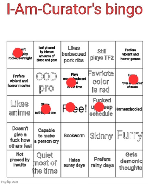 why do you hate sunny days bro theyre peak | image tagged in i-am-curator's bingo | made w/ Imgflip meme maker
