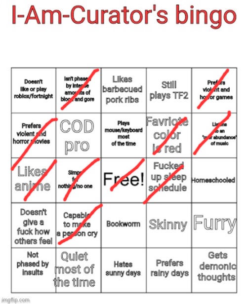 I-Am-Curator's Bingo | image tagged in i-am-curator's bingo | made w/ Imgflip meme maker