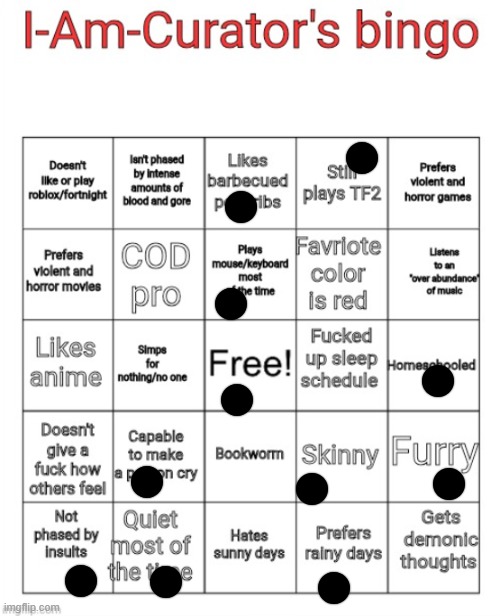 loser bingo ngl☠️ | image tagged in i-am-curator's bingo | made w/ Imgflip meme maker