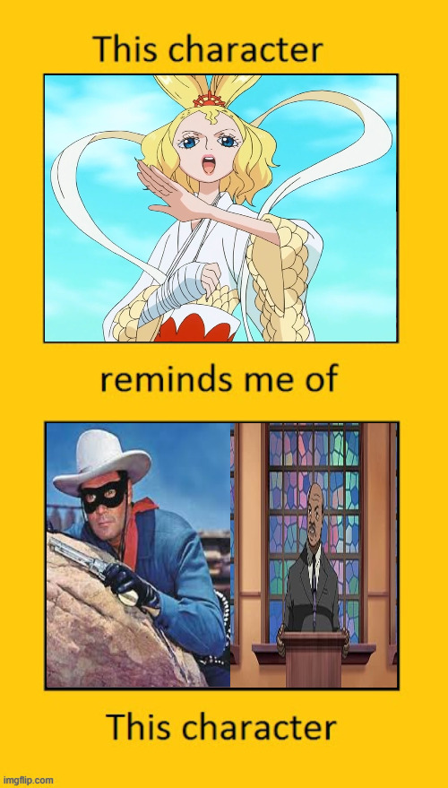 mermaid queen reminds me of lone ranger and dr king jr | image tagged in baby gohan reminds me of princess peach,dr king,lone ranger,one piece,mermaid queen,anime | made w/ Imgflip meme maker