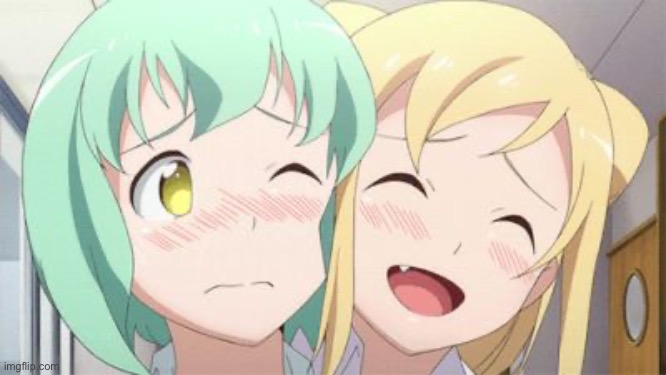 idk some gay yuri anime girls | image tagged in idk some gay yuri anime girls | made w/ Imgflip meme maker