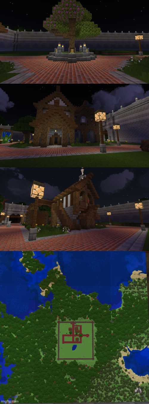 Progress on Fort Sadie May | image tagged in minecraft | made w/ Imgflip meme maker
