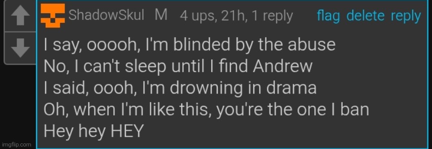 Blinding mod | image tagged in blinding mod | made w/ Imgflip meme maker