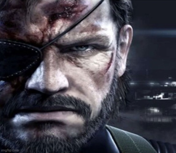 image tagged in solid snake staring | made w/ Imgflip meme maker