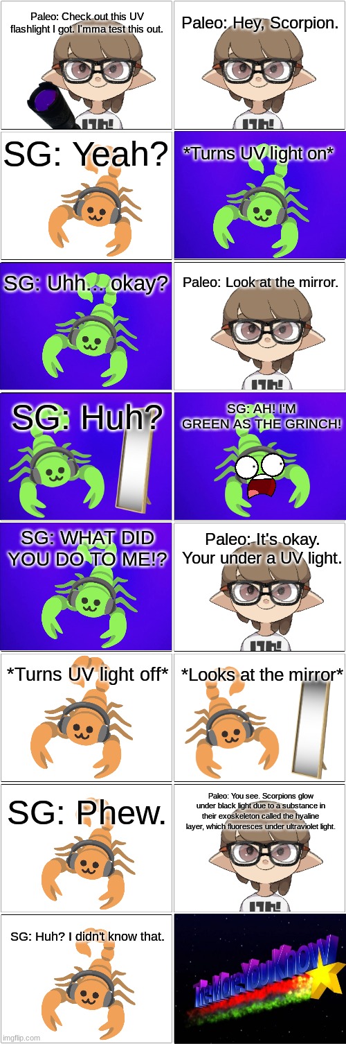 Ultra Violet.mp3 | image tagged in comic,paleo | made w/ Imgflip meme maker