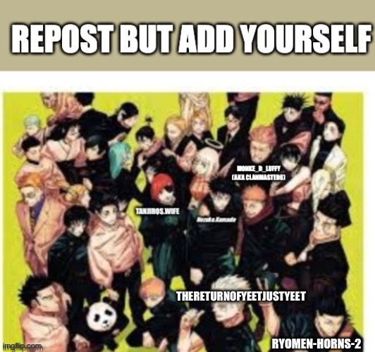 Suck it, chumps I’m Gojo. | THERETURNOFYEETJUSTYEET | image tagged in jjk,memes,anime,funny,yeet | made w/ Imgflip meme maker