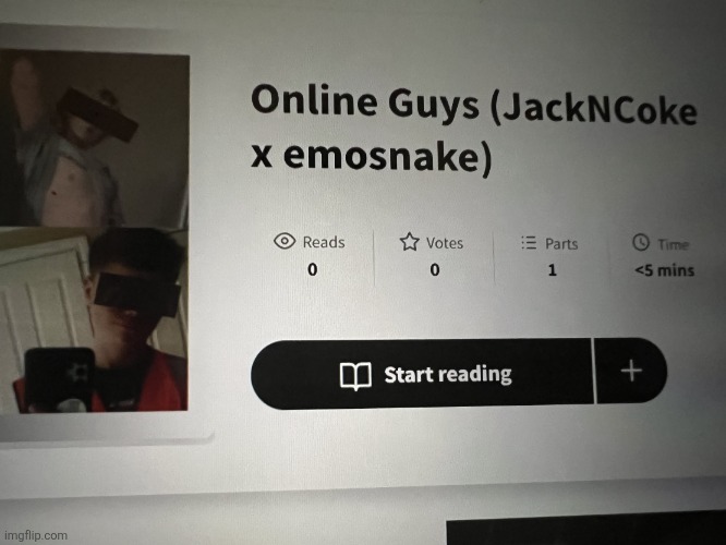 yep. that's it. i'm killing myself. | image tagged in jackncoke x emosnake | made w/ Imgflip meme maker