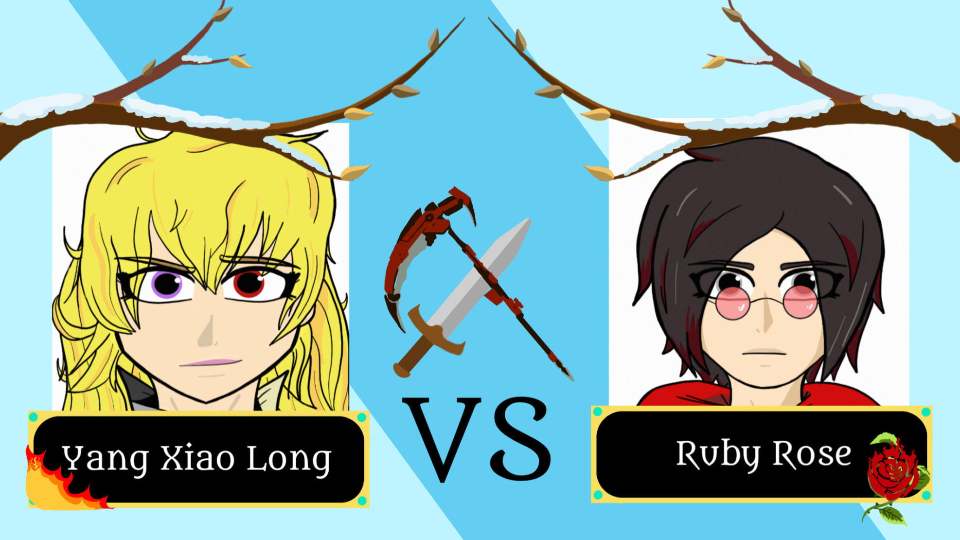 Yang v Ruby Blank Meme Template