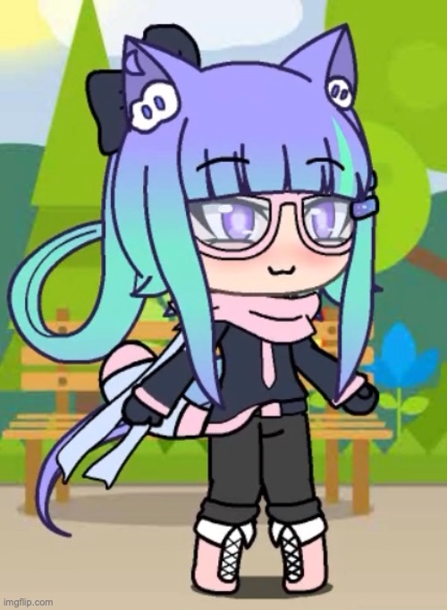 imma get flamed for ts | image tagged in echo_insane's gacha life character | made w/ Imgflip meme maker