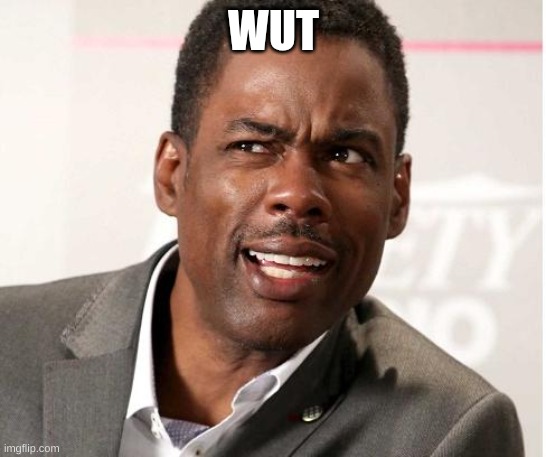 chris rock wut | WUT | image tagged in chris rock wut | made w/ Imgflip meme maker