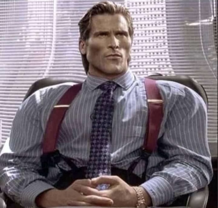 Gigachad Bateman Blank Meme Template