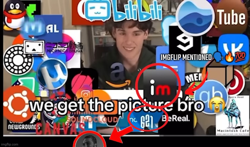 IMGFLIP MENTIONED 🗣️🔥💯 | made w/ Imgflip meme maker